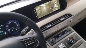 Модуль управления передним парктроником с возможностью включения кругового обзора.