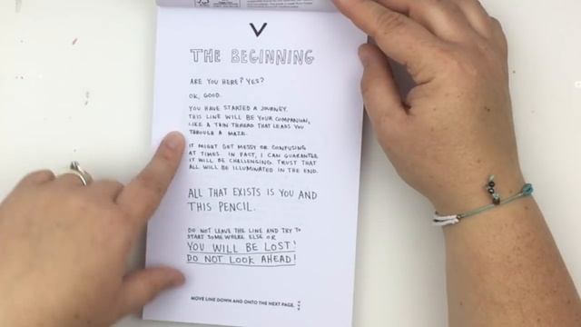 The Line by Keri Smith (Show & Tell) / Wreck this Journal! смотреть онлайн