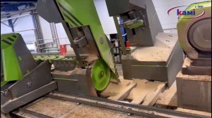 Вертикальная ленточная пилорама Mebor VTZ-1400 PLUS | Распиловка бревен за 30 секунд 1 бревно