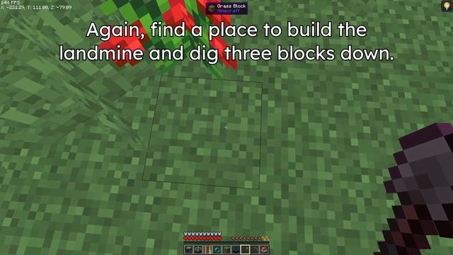 Easy INSTANT KILL Sculk Landmine Trap! | Minecraft Tutorial