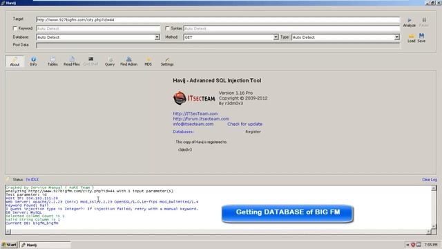 92.7 Big Fm SQL INJ. POC. -Sonu Gadewar смотреть онлайн