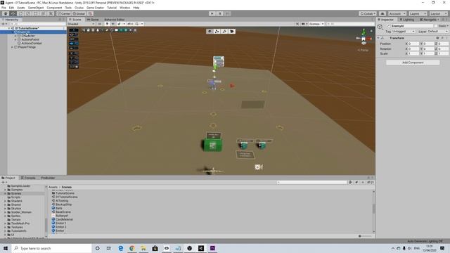 Unity Game Creator Tutorial - Shooter AI 01 смотреть онлайн