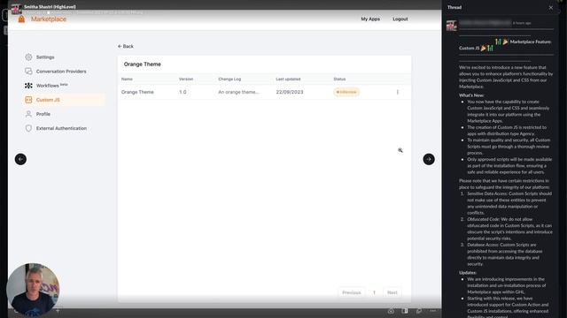 Custom JS + CSS Support for Marketplace Apps Live! смотреть онлайн