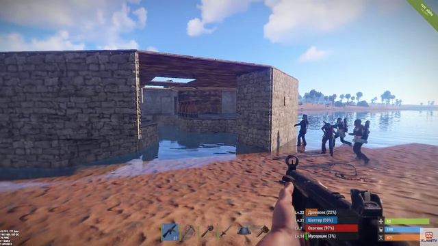 RUST - 18+ Наказали американцев за плохое поведение ;) смотреть онлайн