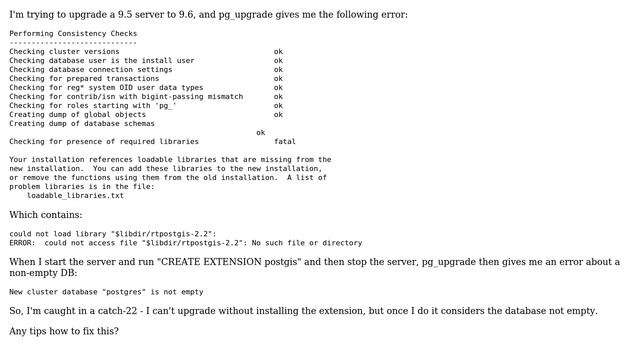 DevOps & SysAdmins: Upgrade PostgreSQL 9.5 to 9.6 with PostGIS - pg_upgrade (3 Solutions!!) смотреть онлайн