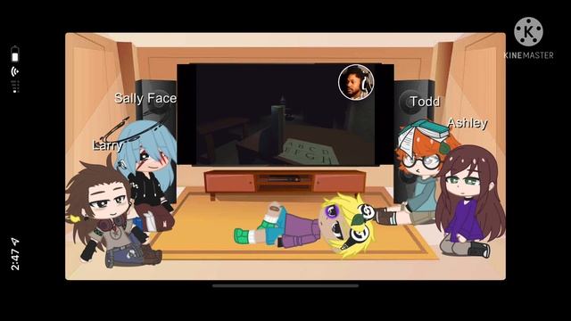 First reaction video?!||Sally face characters react to Coryxkenshin//Description// смотреть онлайн