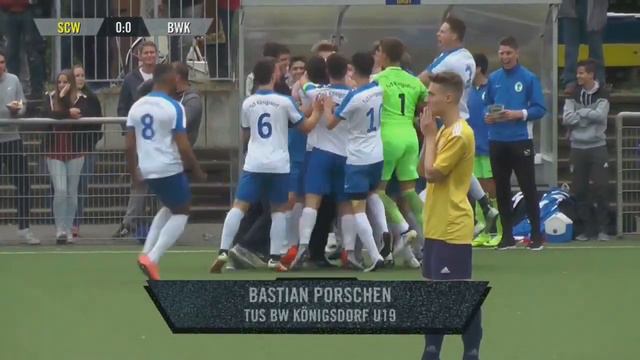 Wie Mike Hanke! Bastian Porschens (TuS BW Königsdorf) 50m Knaller! смотреть онлайн