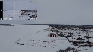 От г.Нарьян-Мара до п.Искателей на дроне.