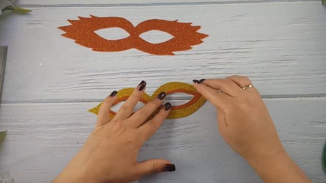 Карнавальная маска из фоамирана "Жар-птица" смотреть онлайн