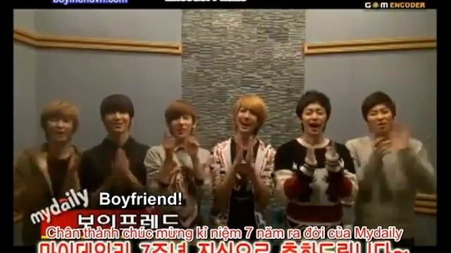 [BFVN Vietsub] 111126 Boyfriend congratulation message to mydaily смотреть онлайн