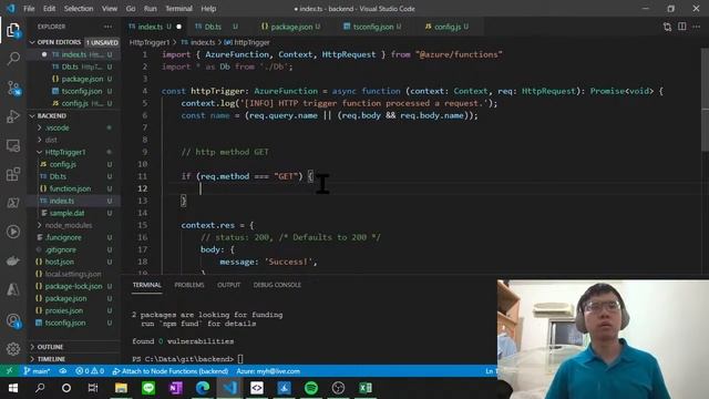 Ionic React 前端, NodeJS 後端, Azure 雲端 - Part 2 смотреть онлайн