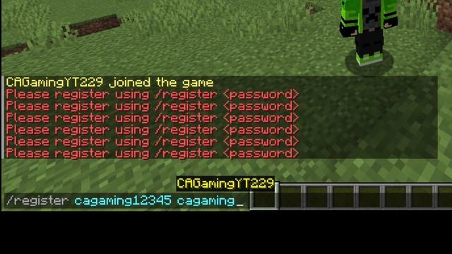 minecraft login security password server смотреть онлайн