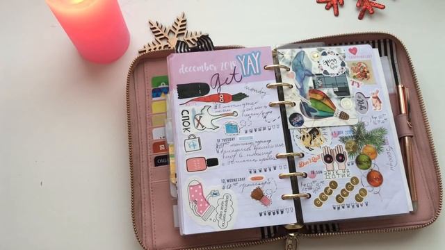 Новогодние развороты в моих ежедневниках Kate Spade ♠️ и KikkiK смотреть онлайн