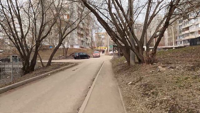 Non-tourist Russia, Samara. Virtual walking tour. 4K UHD creepy cityscape walk and natural sounds! смотреть онлайн