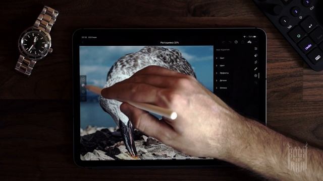 Обработка фото на iPad Pro смотреть онлайн