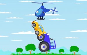 Смешные машинки 1 серия | Мультики про машинки Синий трактор, Монстр Трак, Пожарная|Развивающий