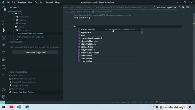 MongoDB VSCode Client | MongoDB | VSCode