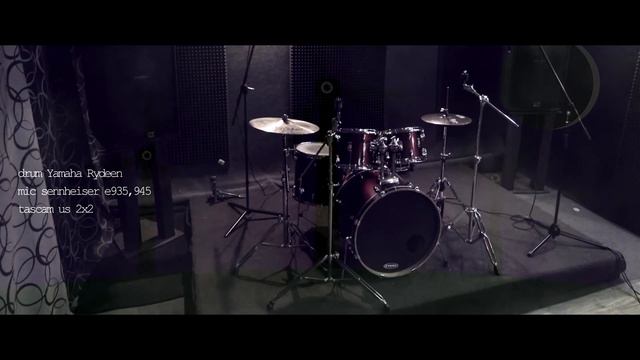 запись барабанов на два микрофона | тест Yamaha Rydeen смотреть онлайн