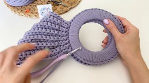 Не верю глазам, как она круто смотрится !!! ? СУМКА С БАХРОМОЙ, СУМКА КРЮЧКОМ, СУМКА-РАКУШКА