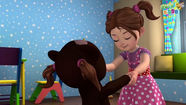 Five Little Monkeys Jumping On The Bed | Children's Song | Busy Bees Nursery Rhymes & Kids Songs смотреть онлайн