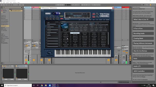Korg Triton Extreme | Sounds Walkthrough No Talk | Korg VST Synthesizer смотреть онлайн