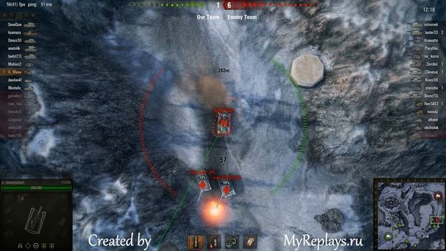 WOT: Arctic Region - - 4 frags смотреть онлайн