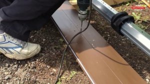 Установка рольворот для въезда на дачу