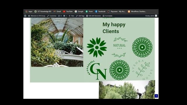 Create A website with WordPress Elementor Plugin by hm jahed hasan смотреть онлайн