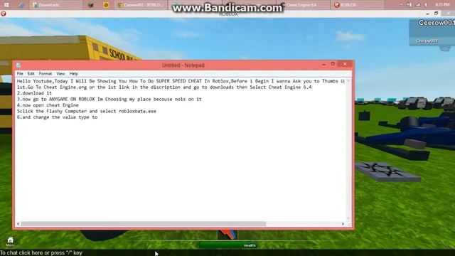 How To:SUPER SPEED CHEAT in Roblox смотреть онлайн