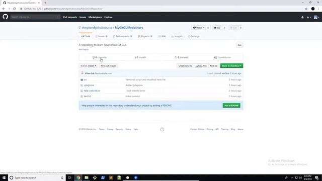 Git & GitHub Tutorial - Push & Pull Requests in SourceTree (Git GUI) смотреть онлайн