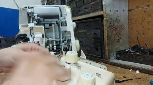 Ремонт натяжителя нити оверлока Merrylock 001