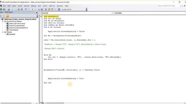 Excel VBA Invoice System Part 1 смотреть онлайн