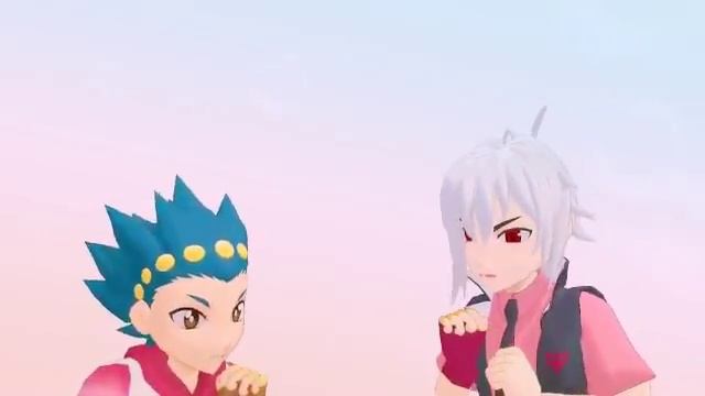 [MMD] [Beyblade Burst] Shu Kurenai Valt Aoi & Red Eye (parody Mahna Mahna) смотреть онлайн
