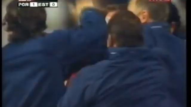Cristiano Ronaldo Goal number 15 vs Estonia 08/09/2004 смотреть онлайн