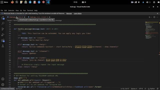 create telegram bot on deta.space صفر تا صد آموزش ساخت ربات تلگرام با هاست رایگان بدون کدنویسی смотреть онлайн