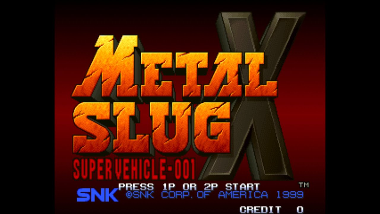 FULL GAME ARCADE Metal Slug X 1999 смотреть онлайн