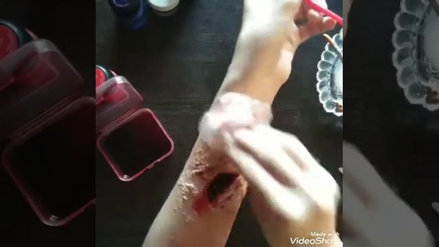 Грим имитирующий раны смотреть онлайн