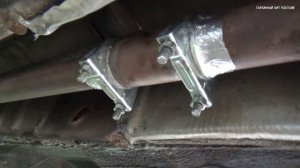 Герметизация стыков выхлопной системы