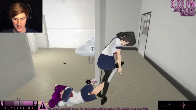 DEATH BY TOILET! | Yandere Simulator смотреть онлайн