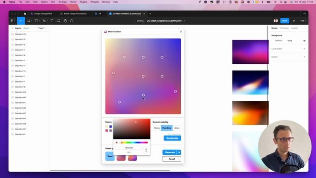 Create Gradient Mesh using Figma [Beginner Tutorial] смотреть онлайн