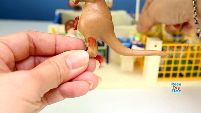 Playmobil Zoo Park Kangaroo Transport and Animal Care Station Playsets - Animals For Kids смотреть онлайн