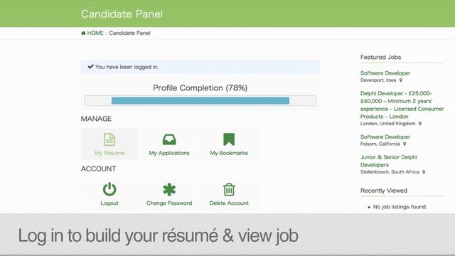Sign up and build your Delphi Jobs Résumé with Delphi Jobs Board смотреть онлайн