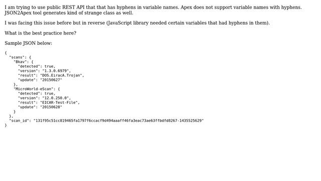 Salesforce: Handling hyphens in JSON deserialization смотреть онлайн