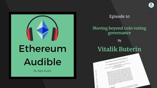 Moving beyond coin voting governance, by Vitalik Buterin смотреть онлайн