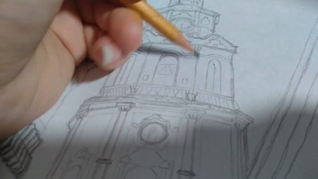 Скетч маркерами №1 #Архитектура / Скетчи / Скетч маркерами / Рисование смотреть онлайн