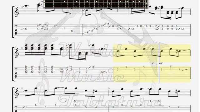 Doors The Wild Child GUITAR TAB смотреть онлайн