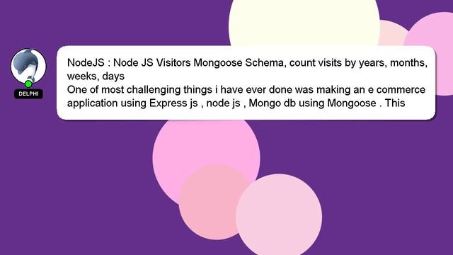 NodeJS : Node JS Visitors Mongoose Schema, count visits by years, months, weeks, days смотреть онлайн