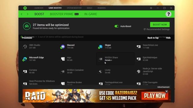 Use This RAZER CORTEX Settings To Boost FPS - Optimize Windows For Gaming 2022 смотреть онлайн