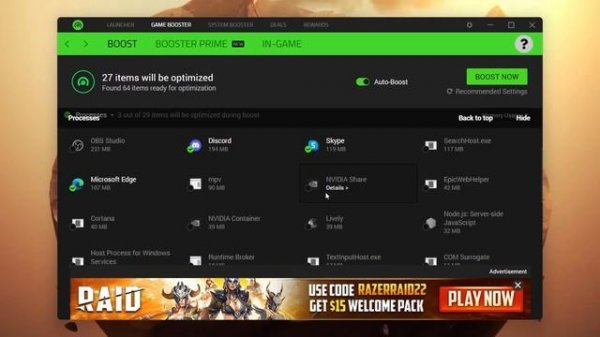 Use This RAZER CORTEX Settings To Boost FPS - Optimize Windows For Gaming 2022