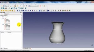 FreeCAD моделирование. Ваза на 3D принтере.